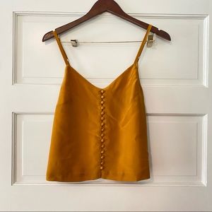 Silk Button-Down Cami